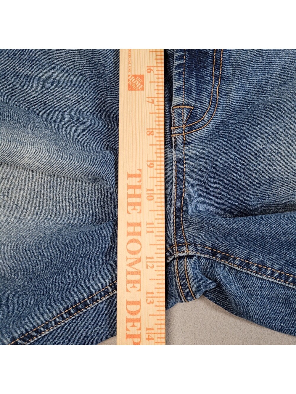 Frye Women's Blue Jeans Size 10/30 Straight Leg Stretch Medium Wash Denim - Picture 7 of 9
